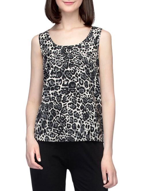 multicolored animal printed regular top - 13806078 - Very Small Image - 1