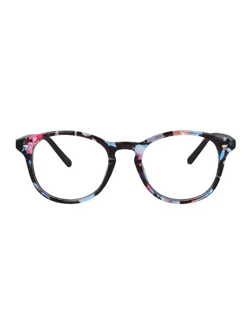 zyaden printed round eyewear frame - 13806855 - Very Small Image - 1