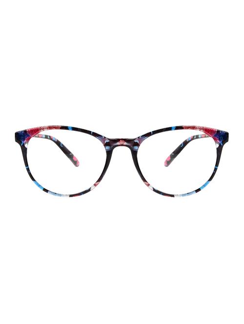 zyaden printed round eyewear frame - 13806864 - Very Small Image - 1