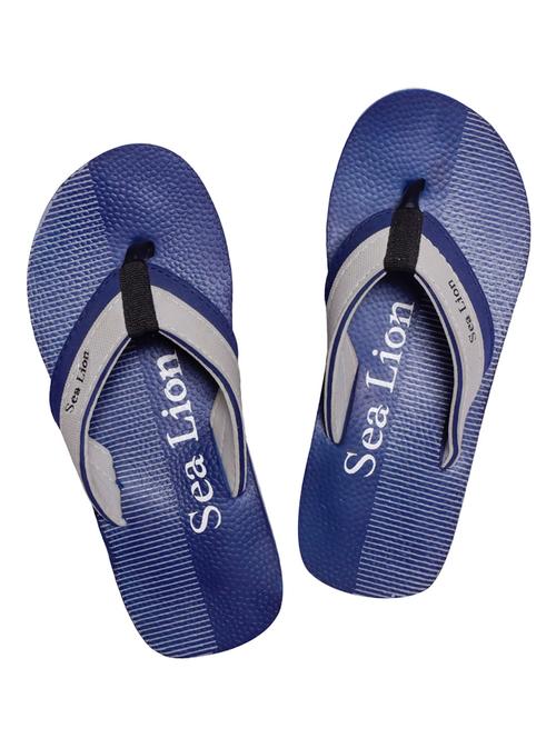 blue rubber toe separator flip flops - 13808352 - Very Small Image - 1