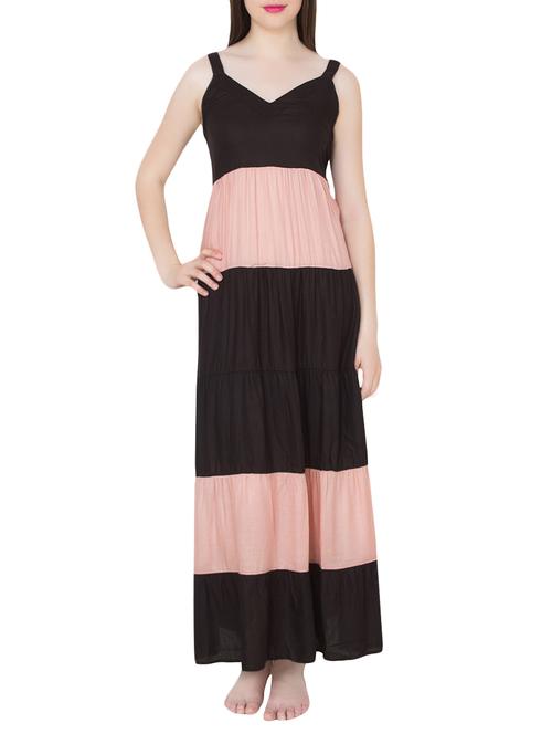 multi colored rayon nighty - 13808364 - Very Small Image - 1