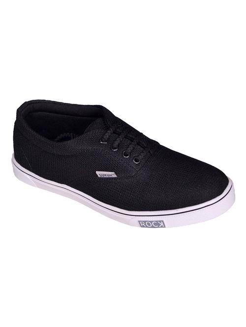 black mesh lace up sneaker - 13813808 - Very Small Image - 1