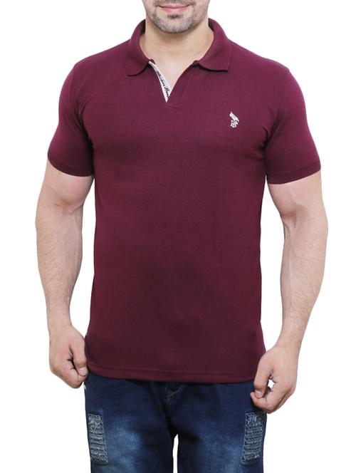 brown cotton tshirt - 13816711 - Very Small Image - 1