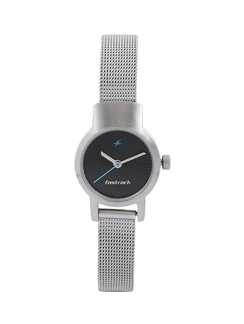 fastrack black dial analog watch for women - 2298sm03 - 13822821 - Very Small Image - 1