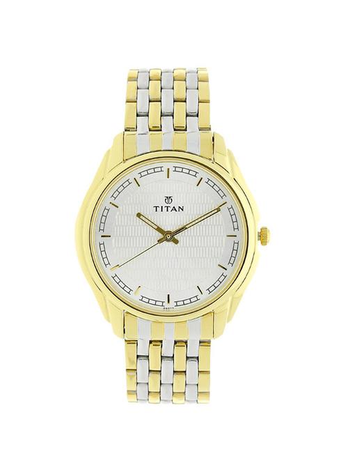 titan white dial analog watch for men - 1578bm02 - 13822912 - Very Small Image - 1