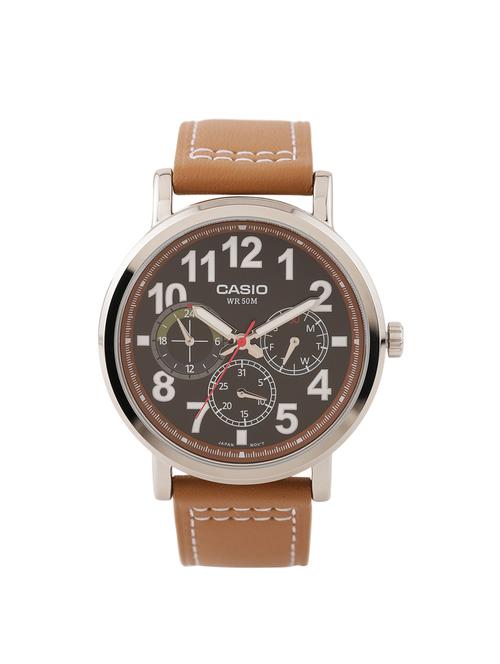 casio brown dial analog watch for men - a1172 - 13823007 - Very Small Image - 1