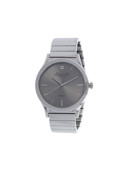 kenneth cole grey dial analog watch for men - kc10024366mnj - 13823093 - Very Small Image - 1