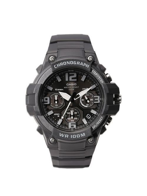 casio black dial chronograph watch for men - ad213 - 13823104 - Very Small Image - 1