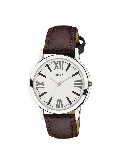 timex white dial analog watch for men - tw002e101 - 13823163 - Very Small Image - 1