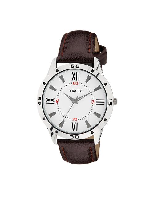 timex white dial analog watch for men - tw002e113 - 13823164 - Very Small Image - 1