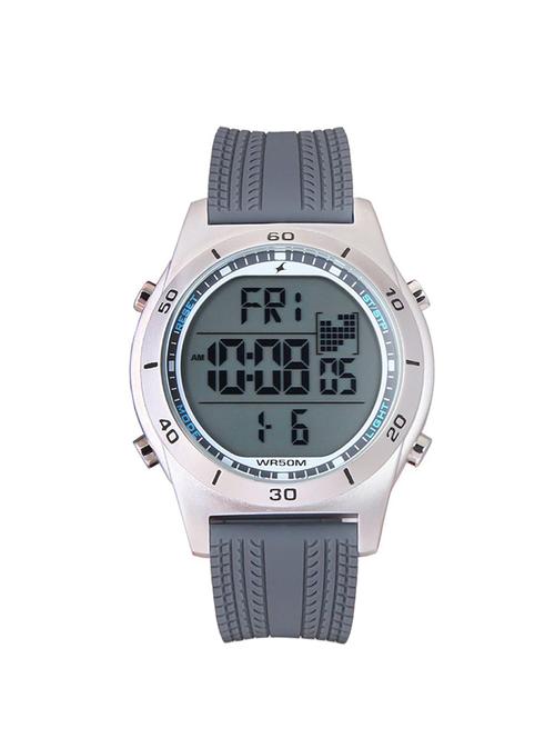 fastrack grey dial digital watch for men - 38033sp03 - 13823204 - Very Small Image - 1