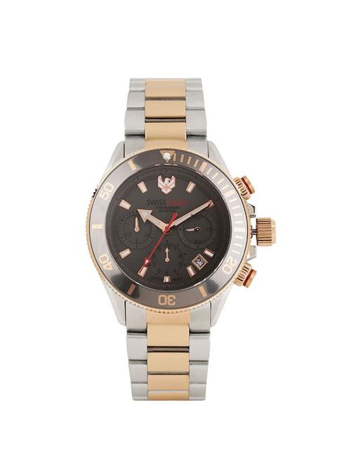 swiss eagle black dial chronograph watch for men - se-9080b-ttrg-04-sm - 13823261 - Very Small Image - 1
