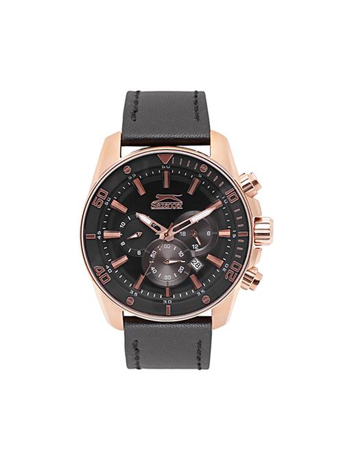 slazenger black dial chronograph watch for men - sl.1.1203.2.07 - 13823275 - Very Small Image - 1