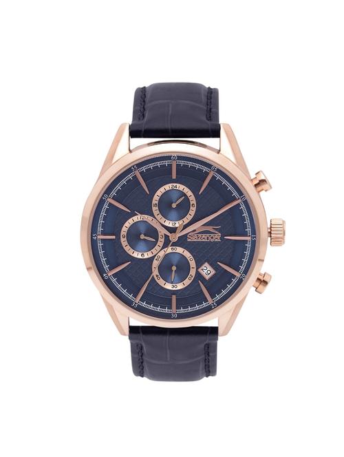 slazenger blue dial chronograph watch for men - sl.1.1329.2.02 - 13823283 - Very Small Image - 1