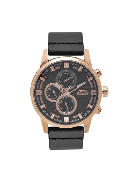 slazenger black dial chronograph watch for men - sl.27.1339.2.04 - 13823295 - Very Small Image - 1