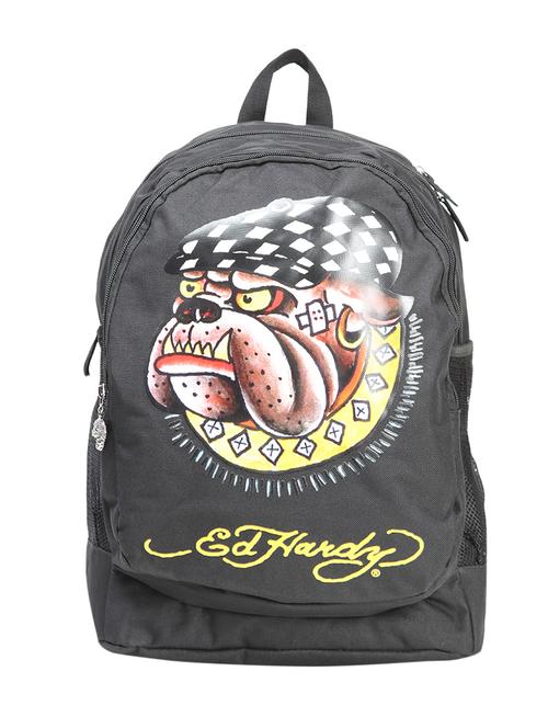 black polyester regular backpack - 13827869 - Very Small Image - 1