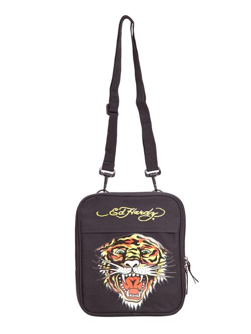 black polyester sling bag - 13827908 - Very Small Image - 1