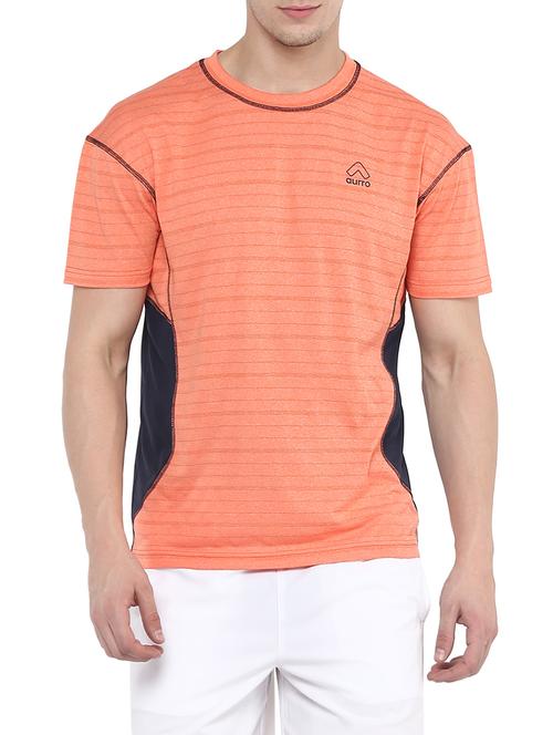 orange polyester t-shirt - 13833103 - Very Small Image - 1