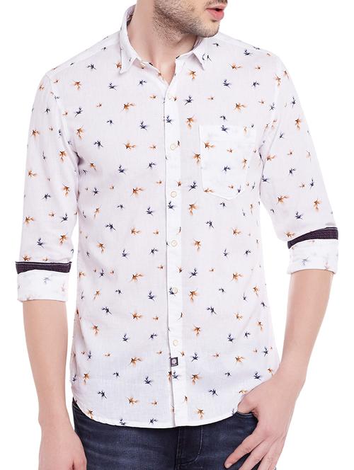 white cotton casual shirt - 13834867 - Very Small Image - 1