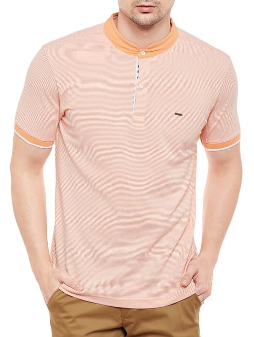 orange cotton t-shirt - 13834995 - Very Small Image - 1