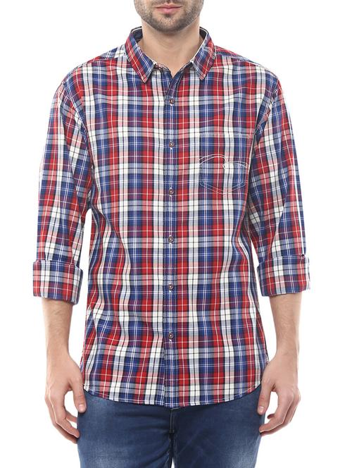 multi colored cotton casual shirt - 13835721 - Very Small Image - 1