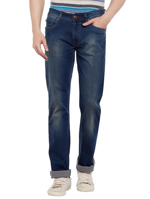 blue cotton jeans - 13835828 - Very Small Image - 1