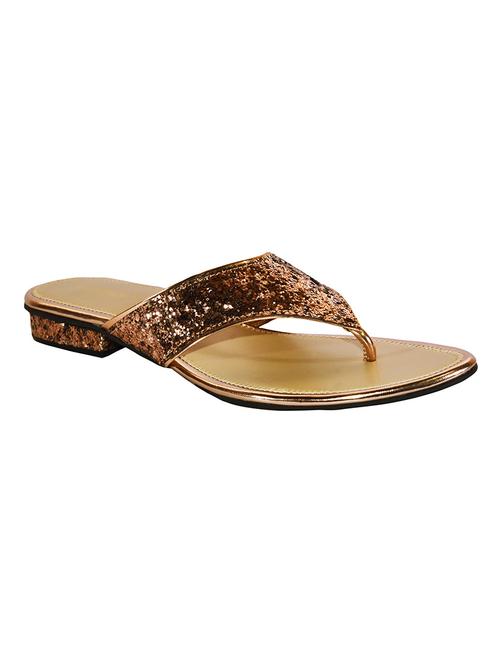 copper open thong sandal - 13836966 - Very Small Image - 1