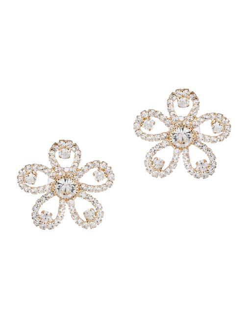 white brass studs earrings - 13837310 - Very Small Image - 1
