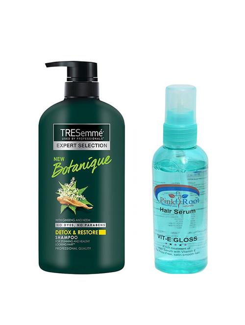 tresemme botanique shampoo 580ml with pink root hair serum 100ml - 13837648 - Very Small Image - 1