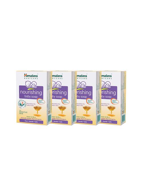 himalaya nourishing baby soap(75gm) (pack of 4) - 13837774 - Very Small Image - 1