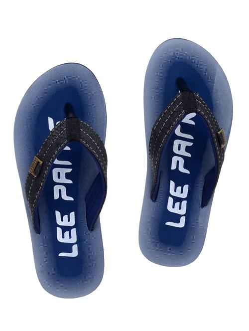 navy rubber toe separator flip flops - 13839791 - Very Small Image - 1