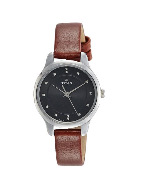 titan black dial analog watch for women - 2481sl07 - 13844430 - Very Small Image - 1