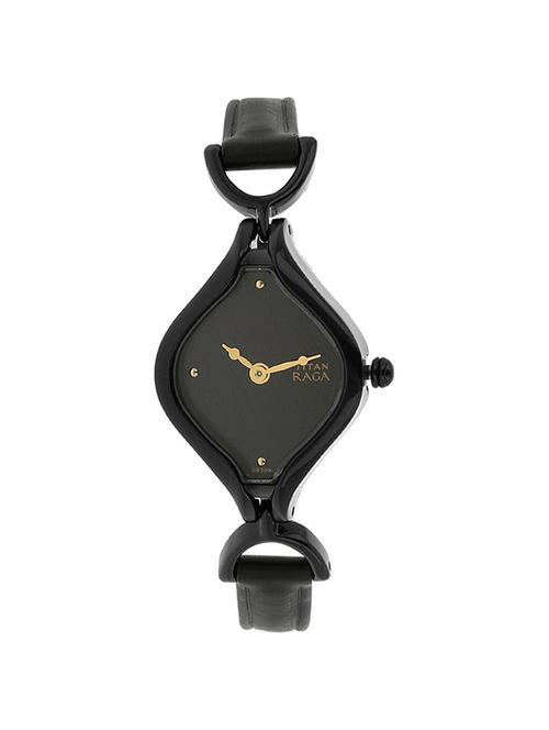 titan black dial analog watch for women - 2531nl01 - 13844460 - Very Small Image - 1