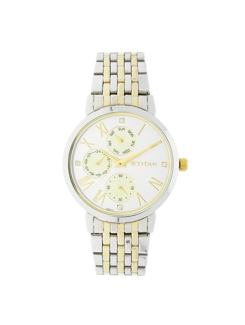 titan silver dial analog watch for women - 2569bm02 - 13844484 - Very Small Image - 1