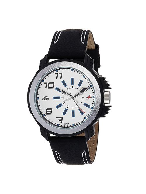fastrack white dial analog watch for men - 38015pl01 - 13844558 - Very Small Image - 1