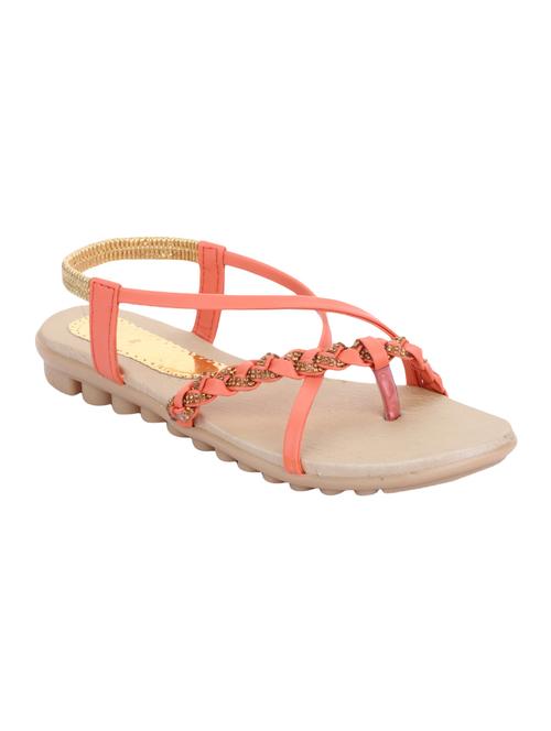 orange suede back strap sandals - 13844870 - Very Small Image - 1