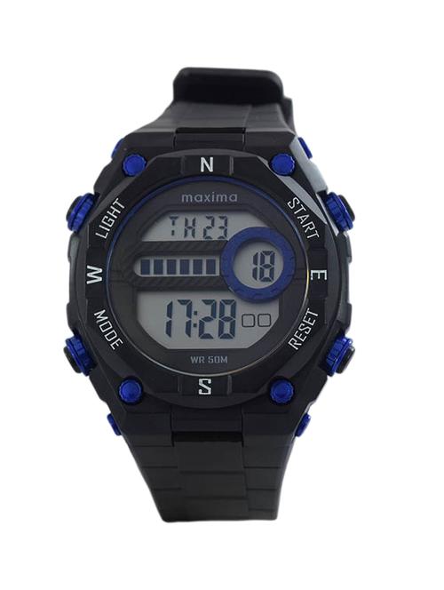 maxima black dial digital watch for men - 43850ppdn - 13846864 - Very Small Image - 1