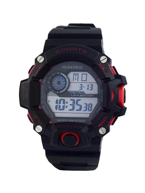 maxima black dial digital watch for men - 43860ppdn - 13846866 - Very Small Image - 1