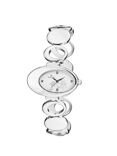 maxima white dial analog watch for women - 28312bmli - 13846930 - Very Small Image - 1