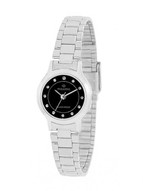 maxima black dial analog watch for women - 10076cmli - 13846959 - Very Small Image - 1