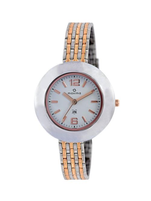 maxima white dial analog watch for women - 43300cmlt - 13846970 - Very Small Image - 1