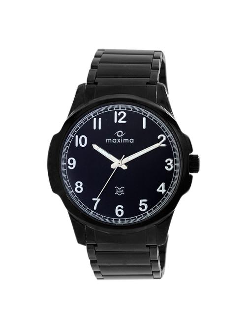 maxima black dial analog watch for men - 35429cmgb - 13846986 - Very Small Image - 1