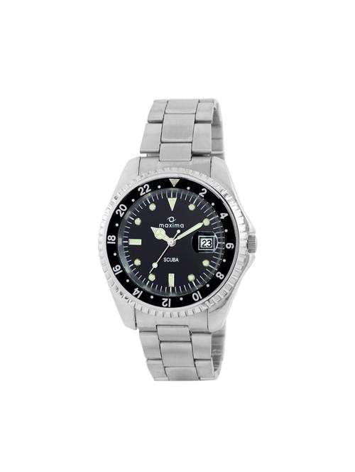 maxima black dial analog watch for men - 00454cmgi - 13847004 - Very Small Image - 1