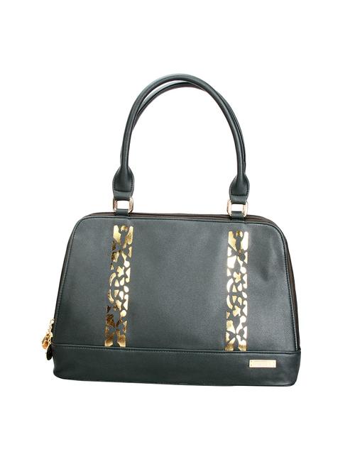 green leatherette regular handbag - 13847144 - Very Small Image - 1