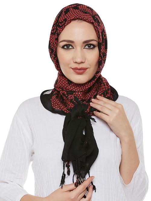 momin libas printed multi colored viscose scarf - 13847545 - Very Small Image - 1