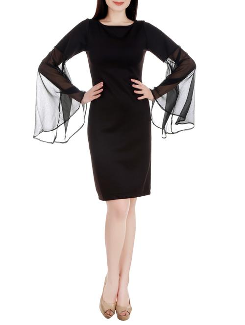 black net sheath dress - 13848608 - Very Small Image - 1