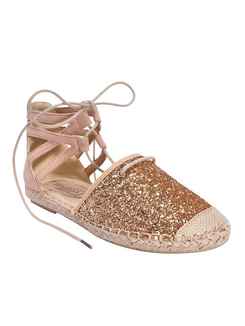gold lace-up sandal - 13849001 - Very Small Image - 1