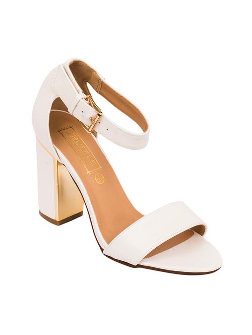 white ankle strap sandal - 13849016 - Very Small Image - 1