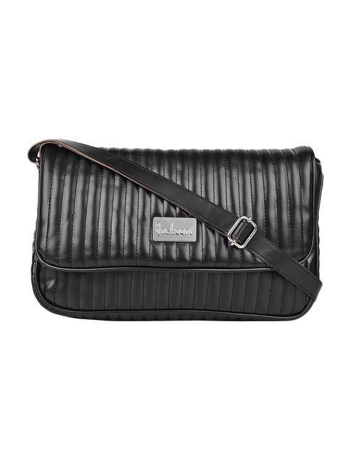 black quilted regular sling bag - 13849412 - Very Small Image - 1
