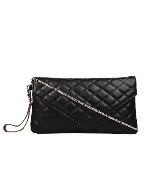 black leatherette quirky sling bag - 13849427 - Very Small Image - 1